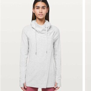 Lululemon Coast Easy Wrap Heathered Core Ultra Light Gray | SIZE: 4